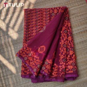 Cotton Block Printed Saree