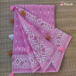 Cotton Block Printed Saree
